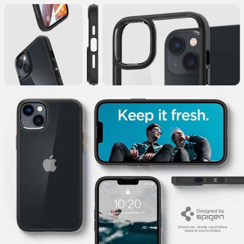 Spigen Ultra Hybrid - Etui do iPhone 15 Plus / iPhone 14 Plus (Czarny) Spigen Ultra Hybrid - Etui do iPhone 15 Plus / iPhone 14 Plus (Czarny)