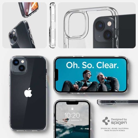 Spigen Ultra Hybrid - Etui do iPhone 15 Plus / iPhone 14 Plus (Przezroczysty) Spigen Ultra Hybrid - Etui do iPhone 15 Plus / iPhone 14 Plus (Przezroczysty)