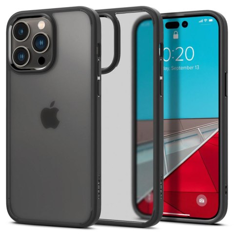 Spigen Ultra Hybrid Matte - Etui do iPhone 14 Pro (Czarny matowy) Spigen Ultra Hybrid Matte - Etui do iPhone 14 Pro (Czarny matowy)