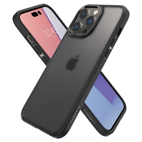 Spigen Ultra Hybrid Matte - Etui do iPhone 14 Pro (Czarny matowy) Spigen Ultra Hybrid Matte - Etui do iPhone 14 Pro (Czarny matowy)