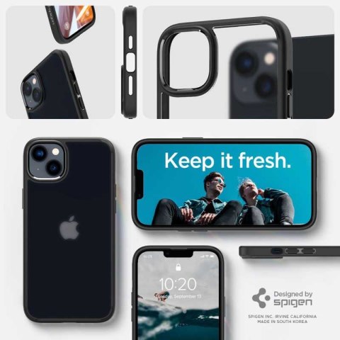 Spigen Ultra Hybrid Matte - Etui do iPhone 15 Plus / iPhone 14 Plus (Czarny matowy) Spigen Ultra Hybrid Matte - Etui do iPhone 15 Plus / iPhone 14 Plus (Czarny matowy)