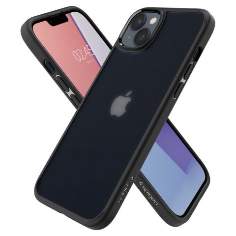 Spigen Ultra Hybrid Matte - Etui do iPhone 15 Plus / iPhone 14 Plus (Czarny matowy) Spigen Ultra Hybrid Matte - Etui do iPhone 15 Plus / iPhone 14 Plus (Czarny matowy)