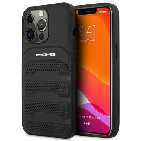 AMG Debossed Lines - Etui iPhone 14 Pro (czarny) AMG Debossed Lines - Etui iPhone 14 Pro (czarny)