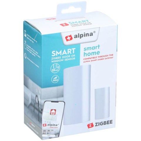 Alpina - Inteligentny sensor otwarcia okien sieć Zigbee Alpina - Inteligentny sensor otwarcia okien sieć Zigbee