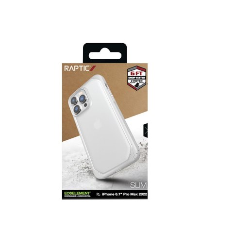 X-Doria Raptic Slim - Biodegradowalne etui iPhone 14 Pro Max (Clear) X-Doria Raptic Slim - Biodegradowalne etui iPhone 14 Pro Max (Clear)