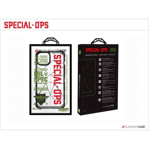 Element Case Special Ops X5 MagSafe - Pancerne etui iPhone 14 (Mil-Spec Drop Protection) (Smoke/Black) Element Case Special Ops X5 MagSafe - Pancerne etui iPhone 14 (Mil-Spec Drop Protection) (Smoke/Black)