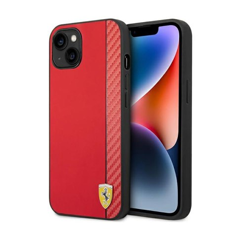 Ferrari Carbon - Etui iPhone 14 Plus (Czerwony) Ferrari Carbon - Etui iPhone 14 Plus (Czerwony)