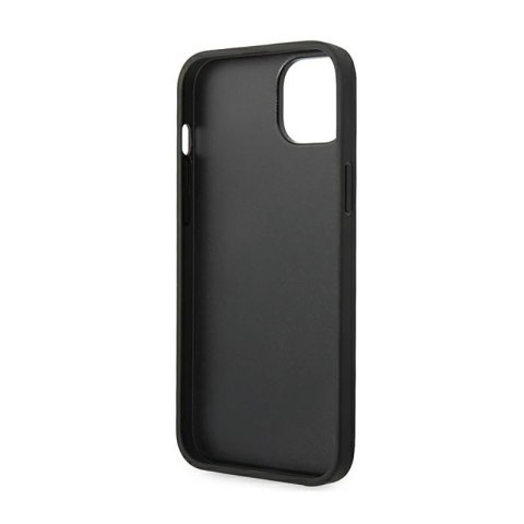 Ferrari Leather Stamp Sides - Etui iPhone 14 Plus (Czarny) Ferrari Leather Stamp Sides - Etui iPhone 14 Plus (Czarny)