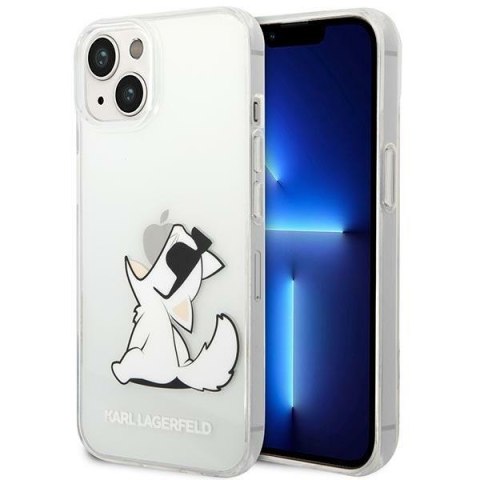 Karl Lagerfeld Choupette Fun Sunglasses - Etui iPhone 14 Plus (przezroczysty) Karl Lagerfeld Choupette Fun Sunglasses - Etui iPhone 14 Plus (przezroczysty)