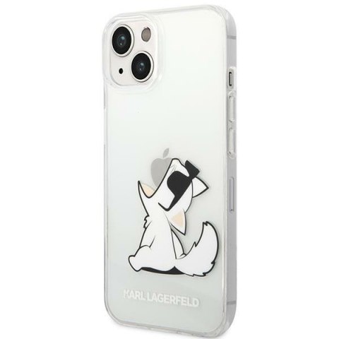 Karl Lagerfeld Choupette Fun Sunglasses - Etui iPhone 14 Plus (przezroczysty) Karl Lagerfeld Choupette Fun Sunglasses - Etui iPhone 14 Plus (przezroczysty)