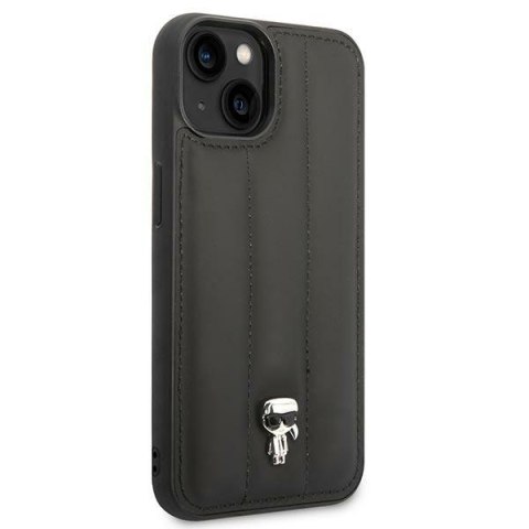 Karl Lagerfeld Quilted Puffy Ikonik Pin - Etui do iPhone 14 Plus (Czarny) Karl Lagerfeld Quilted Puffy Ikonik Pin - Etui do iPhone 14 Plus (Czarny)