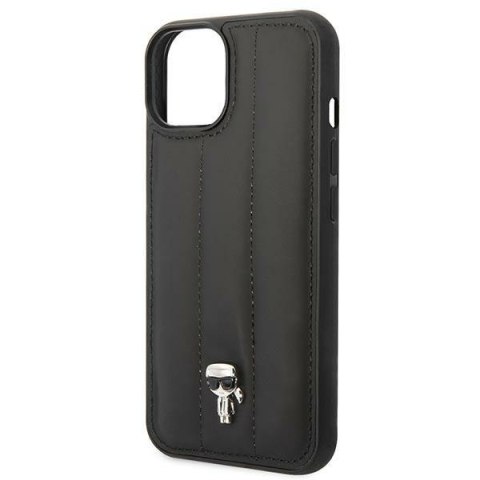 Karl Lagerfeld Quilted Puffy Ikonik Pin - Etui do iPhone 14 Plus (Czarny) Karl Lagerfeld Quilted Puffy Ikonik Pin - Etui do iPhone 14 Plus (Czarny)