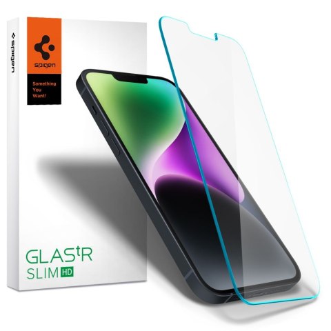 Spigen Glas.TR Slim - Szkło hartowane do iPhone 14 / iPhone 13 / iPhone 13 Pro Spigen Glas.TR Slim - Szkło hartowane do iPhone 14 / iPhone 13 / iPhone 13 Pro
