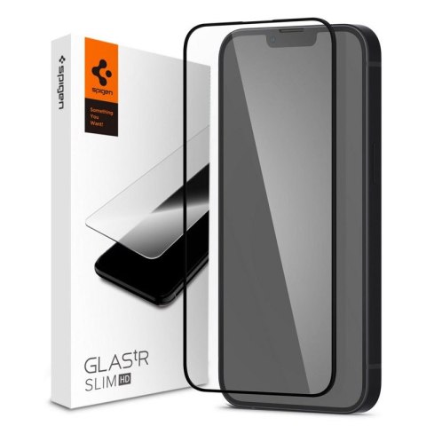 Spigen Glass FC - Szkło hartowane do iPhone 14 / iPhone 13 / iPhone 13 Pro (Czarna ramka) Spigen Glass FC - Szkło hartowane do iPhone 14 / iPhone 13 / iPhone 13 Pro (Czarna ramka)