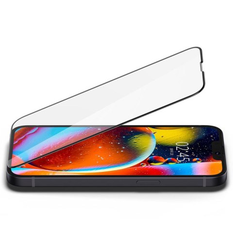 Spigen Glass FC - Szkło hartowane do iPhone 14 / iPhone 13 / iPhone 13 Pro (Czarna ramka) Spigen Glass FC - Szkło hartowane do iPhone 14 / iPhone 13 / iPhone 13 Pro (Czarna ramka)