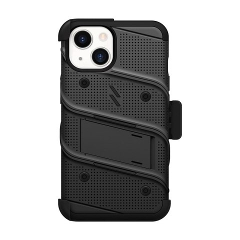 ZIZO BOLT Series - Pancerne etui iPhone 14 ze szkłem 9H na ekran + uchwyt z podstawką (czarny) ZIZO BOLT Series - Pancerne etui iPhone 14 ze szkłem 9H na ekran + uchwyt z podstawką (czarny)