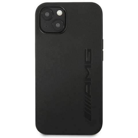 AMG Leather Hot Stamped - Etui iPhone 14 Plus (czarny) AMG Leather Hot Stamped - Etui iPhone 14 Plus (czarny)