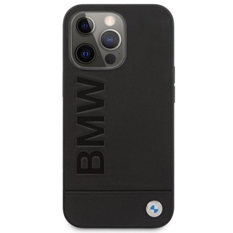BMW Leather Hot Stamp MagSafe - Etui iPhone 14 Pro Max (Czarny) BMW Leather Hot Stamp MagSafe - Etui iPhone 14 Pro Max (Czarny)