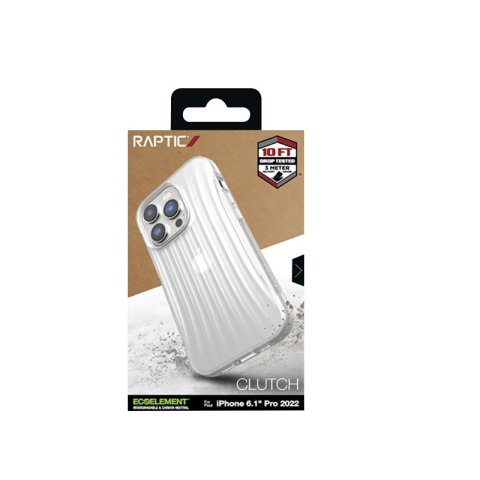 X-Doria Raptic Clutch - Biodegradowalne etui iPhone 14 Pro (Drop-Tested 3m) (Clear) X-Doria Raptic Clutch - Biodegradowalne etui iPhone 14 Pro (Drop-Tested 3m) (Clear)