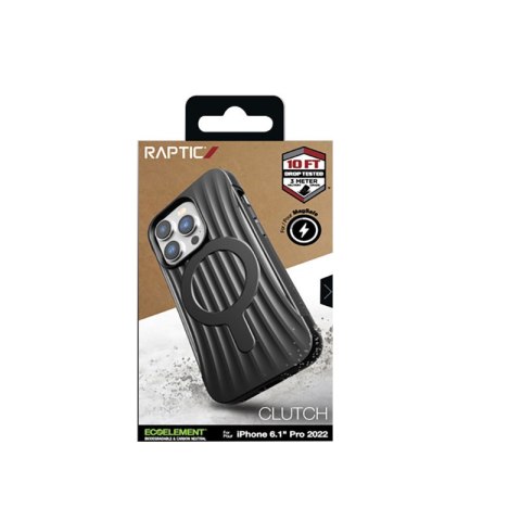 X-Doria Raptic Clutch MagSafe - Biodegradowalne etui iPhone 14 Pro (Drop-Tested 3m) (Black) X-Doria Raptic Clutch MagSafe - Biodegradowalne etui iPhone 14 Pro (Drop-Tested 3m) (Black)