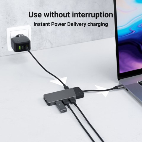 Green Cell - Stacja dokująca HUB USB-C HDMI 4K DEX SD & MicroSD card slot USB 3.1 Green Cell - Stacja dokująca HUB USB-C HDMI 4K DEX SD & MicroSD card slot USB 3.1