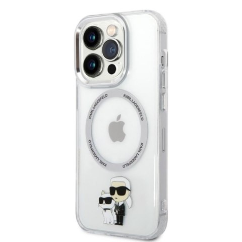 Karl Lagerfeld IML NFT Karl & Choupette Magsafe - Etui iPhone 14 Pro (przezroczysty) Karl Lagerfeld IML NFT Karl & Choupette Magsafe - Etui iPhone 14 Pro (przezroczysty)