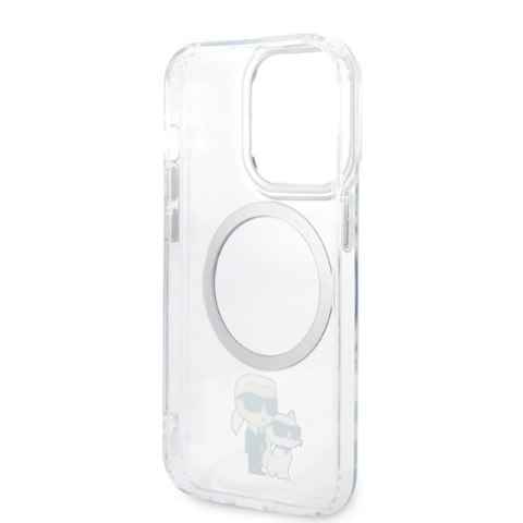 Karl Lagerfeld IML NFT Karl & Choupette Magsafe - Etui iPhone 14 Pro (przezroczysty) Karl Lagerfeld IML NFT Karl & Choupette Magsafe - Etui iPhone 14 Pro (przezroczysty)