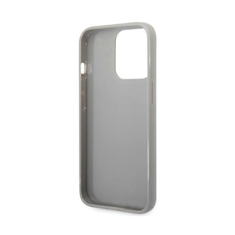 Karl Lagerfeld Monogram Iridescent - Etui iPhone 14 Pro (srebrny) Karl Lagerfeld Monogram Iridescent - Etui iPhone 14 Pro (srebrny)