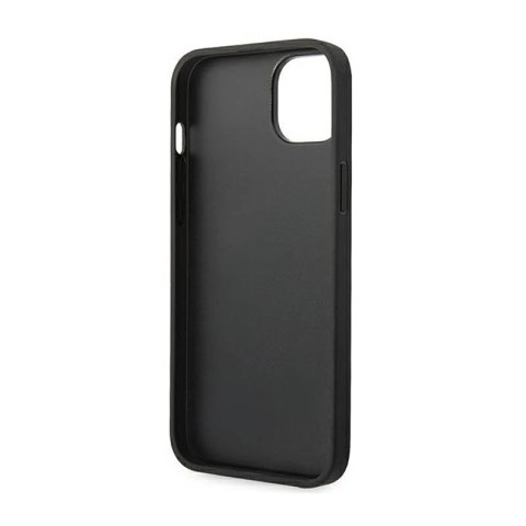 Karl Lagerfeld Saffiano Mono Metal Logo - Etui iPhone 14 Plus (czarny) Karl Lagerfeld Saffiano Mono Metal Logo - Etui iPhone 14 Plus (czarny)