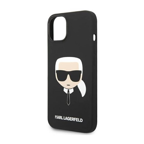 Karl Lagerfeld Silicone Ikonik Karl`s Head - Etui iPhone 14 Plus (czarny) Karl Lagerfeld Silicone Ikonik Karl`s Head - Etui iPhone 14 Plus (czarny)