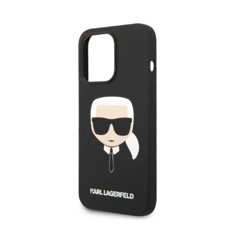 Karl Lagerfeld Silicone Ikonik Karl`s Head MagSafe - Etui iPhone 14 Pro (czarny) Karl Lagerfeld Silicone Ikonik Karl`s Head MagSafe - Etui iPhone 14 Pro (czarny)