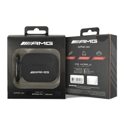 AMG Silicone Big Logo - Etui AirPods Pro (czarny) AMG Silicone Big Logo - Etui AirPods Pro (czarny)