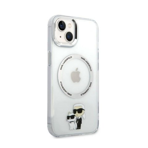 Karl Lagerfeld IML NFT Karl & Choupette MagSafe - Etui iPhone 14 Plus (przezroczysty) Karl Lagerfeld IML NFT Karl & Choupette MagSafe - Etui iPhone 14 Plus (przezroczysty)