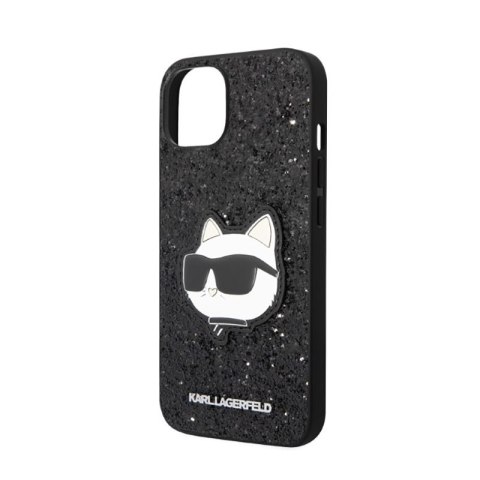 Karl Lagerfeld NFT Glitter Choupette Patch - Etui iPhone 14 Plus (czarny) Karl Lagerfeld NFT Glitter Choupette Patch - Etui iPhone 14 Plus (czarny)