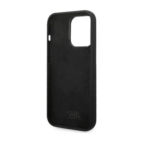Karl Lagerfeld Silicone Ikonik Karl`s Head - Etui iPhone 14 Pro Max (czarny) Karl Lagerfeld Silicone Ikonik Karl`s Head - Etui iPhone 14 Pro Max (czarny)