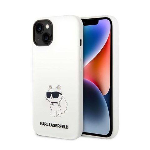Karl Lagerfeld Silicone NFT Choupette - Etui iPhone 14 Plus (biały) Karl Lagerfeld Silicone NFT Choupette - Etui iPhone 14 Plus (biały)