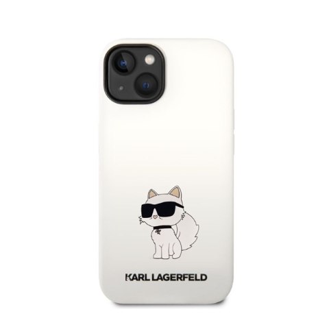 Karl Lagerfeld Silicone NFT Choupette - Etui iPhone 14 Plus (biały) Karl Lagerfeld Silicone NFT Choupette - Etui iPhone 14 Plus (biały)
