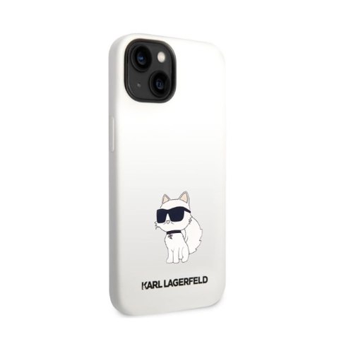 Karl Lagerfeld Silicone NFT Choupette - Etui iPhone 14 Plus (biały) Karl Lagerfeld Silicone NFT Choupette - Etui iPhone 14 Plus (biały)