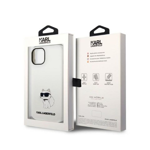 Karl Lagerfeld Silicone NFT Choupette - Etui iPhone 14 Plus (biały) Karl Lagerfeld Silicone NFT Choupette - Etui iPhone 14 Plus (biały)
