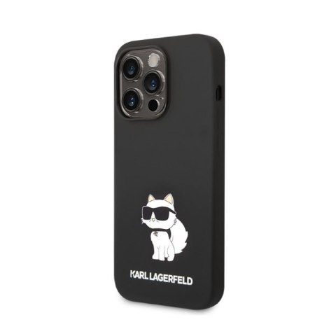 Karl Lagerfeld Silicone NFT Choupette - Etui iPhone 14 Pro Max (czarny) Karl Lagerfeld Silicone NFT Choupette - Etui iPhone 14 Pro Max (czarny)