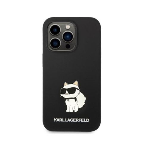 Karl Lagerfeld Silicone NFT Choupette - Etui iPhone 14 Pro Max (czarny) Karl Lagerfeld Silicone NFT Choupette - Etui iPhone 14 Pro Max (czarny)