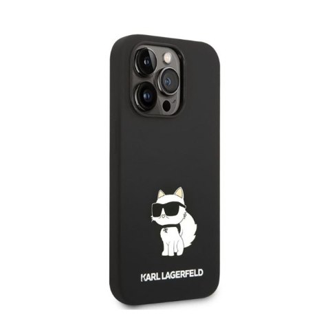 Karl Lagerfeld Silicone NFT Choupette - Etui iPhone 14 Pro Max (czarny) Karl Lagerfeld Silicone NFT Choupette - Etui iPhone 14 Pro Max (czarny)