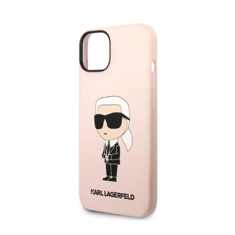 Karl Lagerfeld Silicone NFT Ikonik MagSafe - Etui iPhone 14 Plus (różowy) Karl Lagerfeld Silicone NFT Ikonik MagSafe - Etui iPhone 14 Plus (różowy)