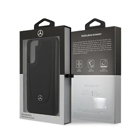 Mercedes Leather Urban Line - Etui Samsung Galaxy S22+ (czarny) Mercedes Leather Urban Line - Etui Samsung Galaxy S22+ (czarny)