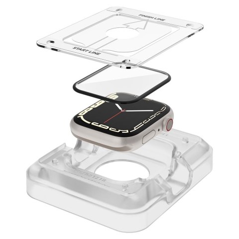 Spigen Proflex EZ FIT 2-Pack - Szkło hybrydowe do Apple Watch 8 / 7 45 mm (2 szt) Spigen Proflex EZ FIT 2-Pack - Szkło hybrydowe do Apple Watch 8 / 7 45 mm (2 szt)