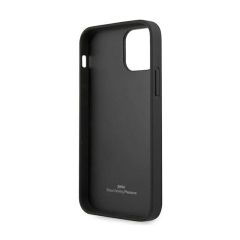 BMW Leather Curve Perforate - Etui iPhone 12 mini (czarny) BMW Leather Curve Perforate - Etui iPhone 12 mini (czarny)
