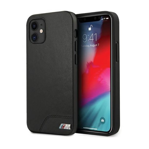 BMW Smooth PU Leather - Etui iPhone 12 mini (czarny) BMW Smooth PU Leather - Etui iPhone 12 mini (czarny)