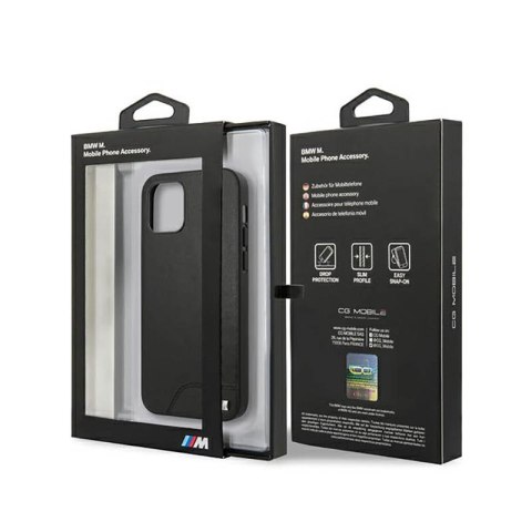 BMW Smooth PU Leather - Etui iPhone 12 mini (czarny) BMW Smooth PU Leather - Etui iPhone 12 mini (czarny)