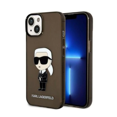Karl Lagerfeld IML NFT Ikonik - Etui iPhone 14 Plus (czarny) Karl Lagerfeld IML NFT Ikonik - Etui iPhone 14 Plus (czarny)