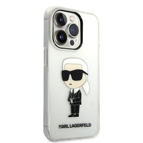 Karl Lagerfeld IML NFT Ikonik - Etui iPhone 14 Pro (przezroczysty) Karl Lagerfeld IML NFT Ikonik - Etui iPhone 14 Pro (przezroczysty)
